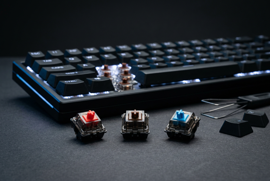Mechanical Keyboard Switches Explained: Linear vs Tactile vs Clicky - BaseMaxCore