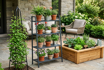 Outdoor and Garden Guide: Plant Stands, Trellises and Raised Beds - BaseMaxCore