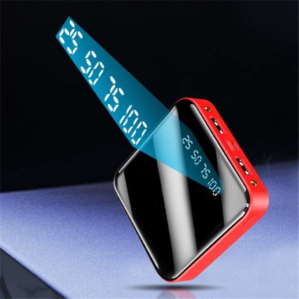 20,000mAh Mirror Power Bank with Digital Display - BaseMaxCore
