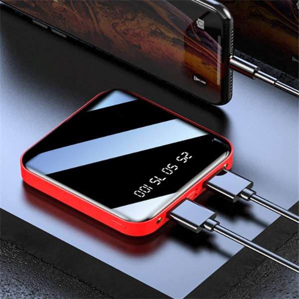 20,000mAh Mirror Power Bank with Digital Display - BaseMaxCore