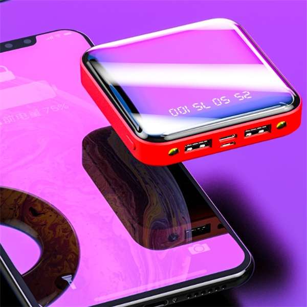 20,000mAh Mirror Power Bank with Digital Display - BaseMaxCore