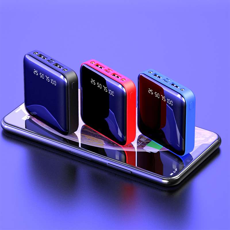 20,000mAh Mirror Power Bank with Digital Display - BaseMaxCore