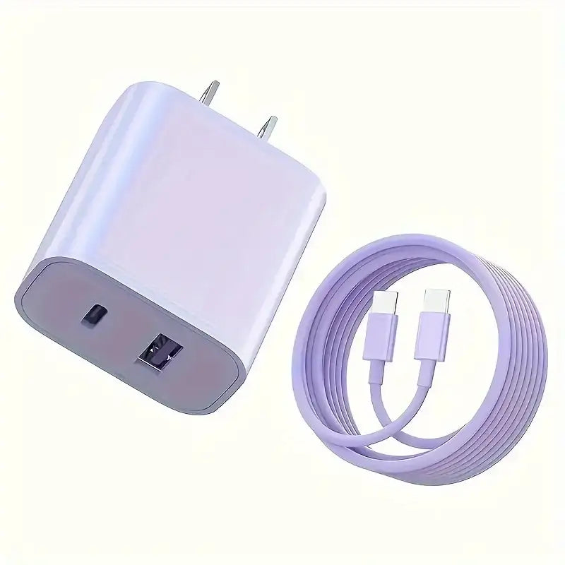 20W USB-C Fast Charger with 6FT Cable - BaseMaxCore