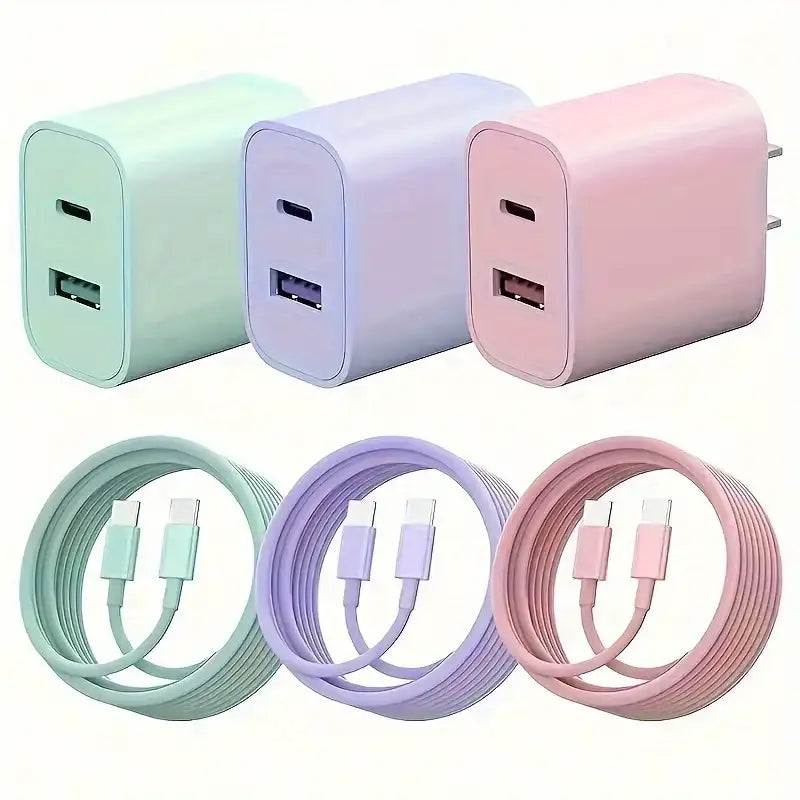 20W USB-C Fast Charger with 6FT Cable - BaseMaxCore