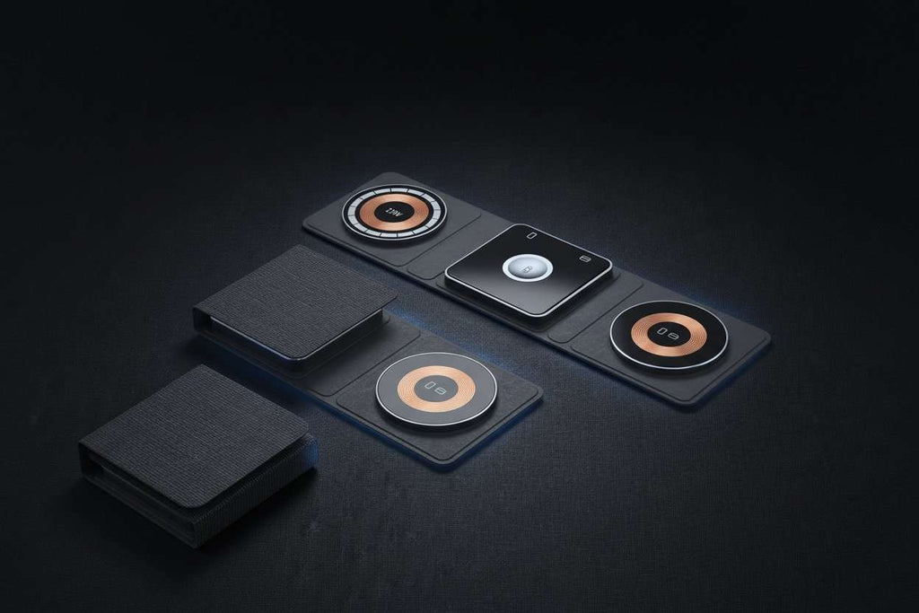 3-in-1 Magnetic Folding Wireless Charger - BaseMaxCore
