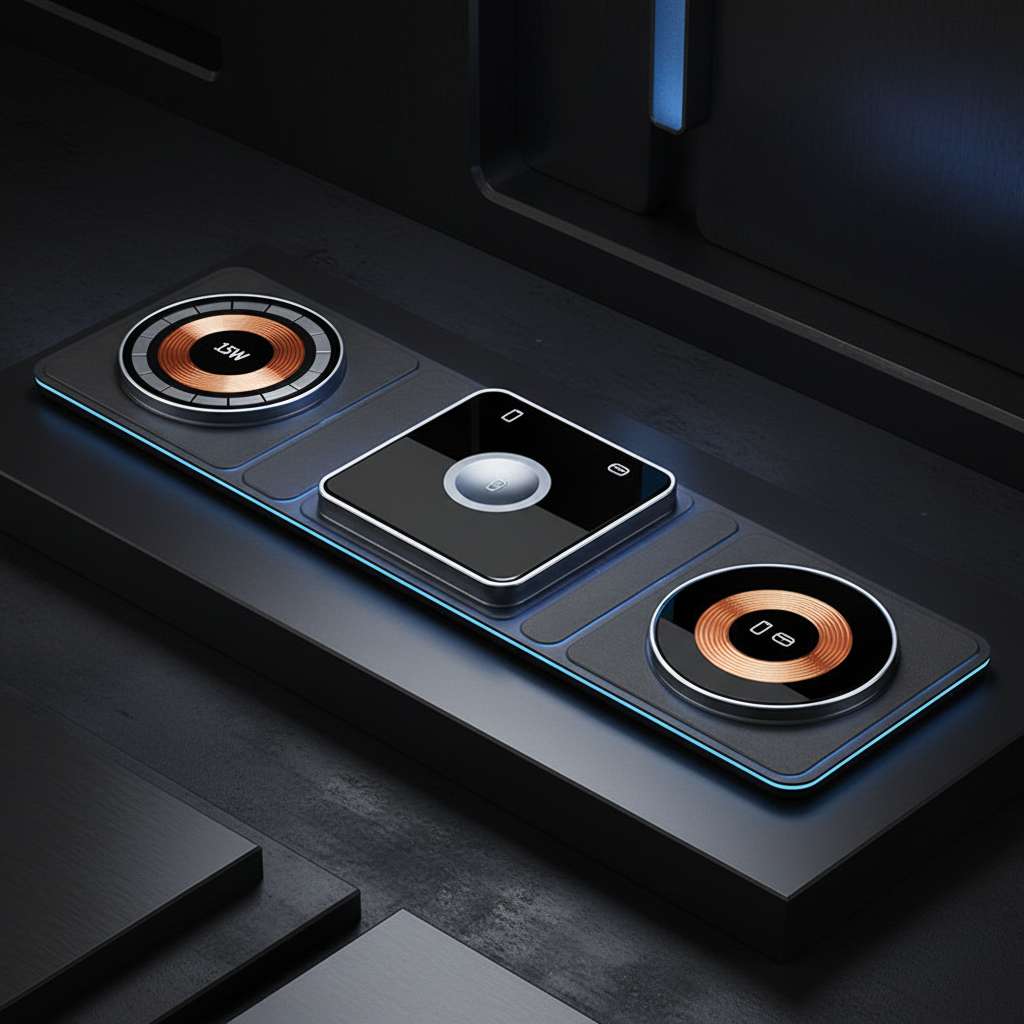 3-in-1 Magnetic Folding Wireless Charger - BaseMaxCore