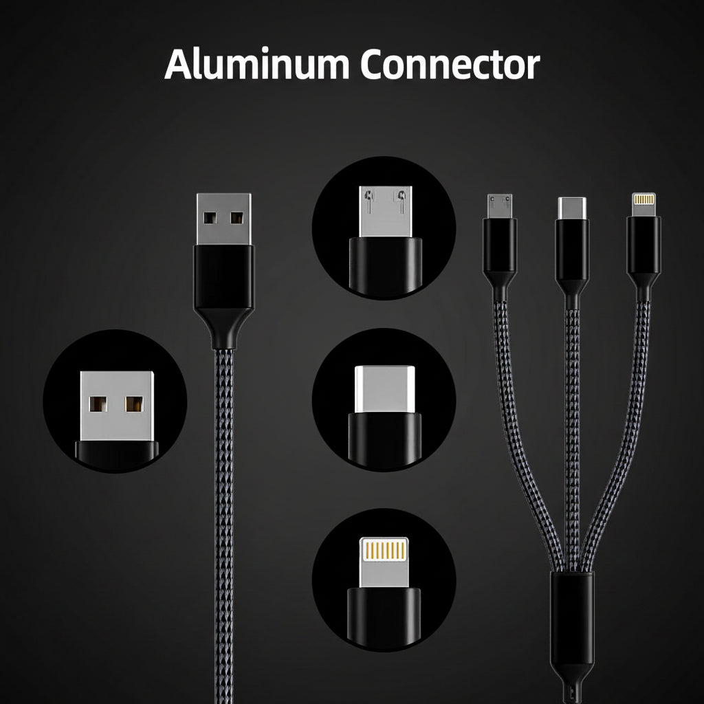 3-in-1 Multi Charging Cable - BaseMaxCore