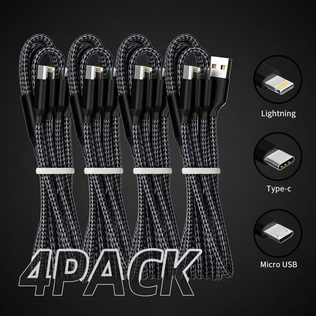 3-in-1 Multi Charging Cable - BaseMaxCore