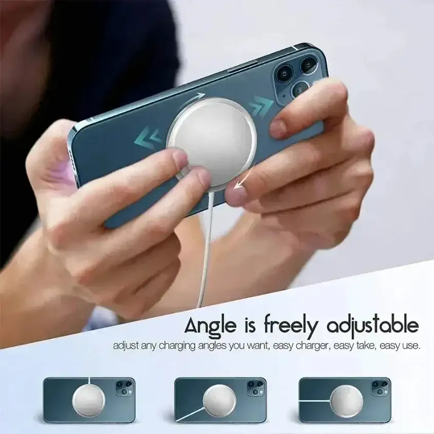 30W Magnetic Wireless Fast Charger for iPhone & AirPods - BaseMaxCore