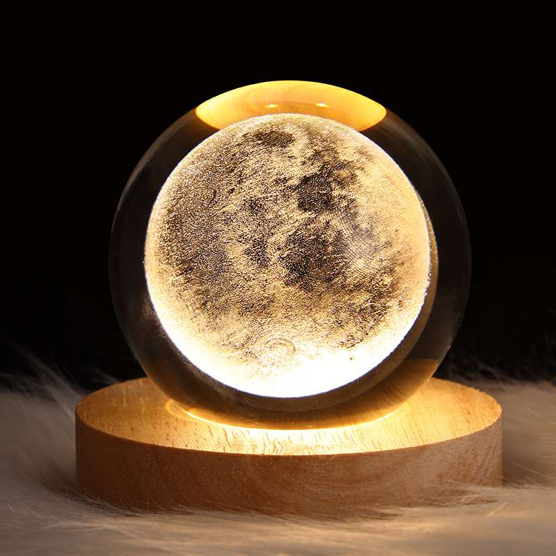 3D Crystal Ball Night Light - BaseMaxCore