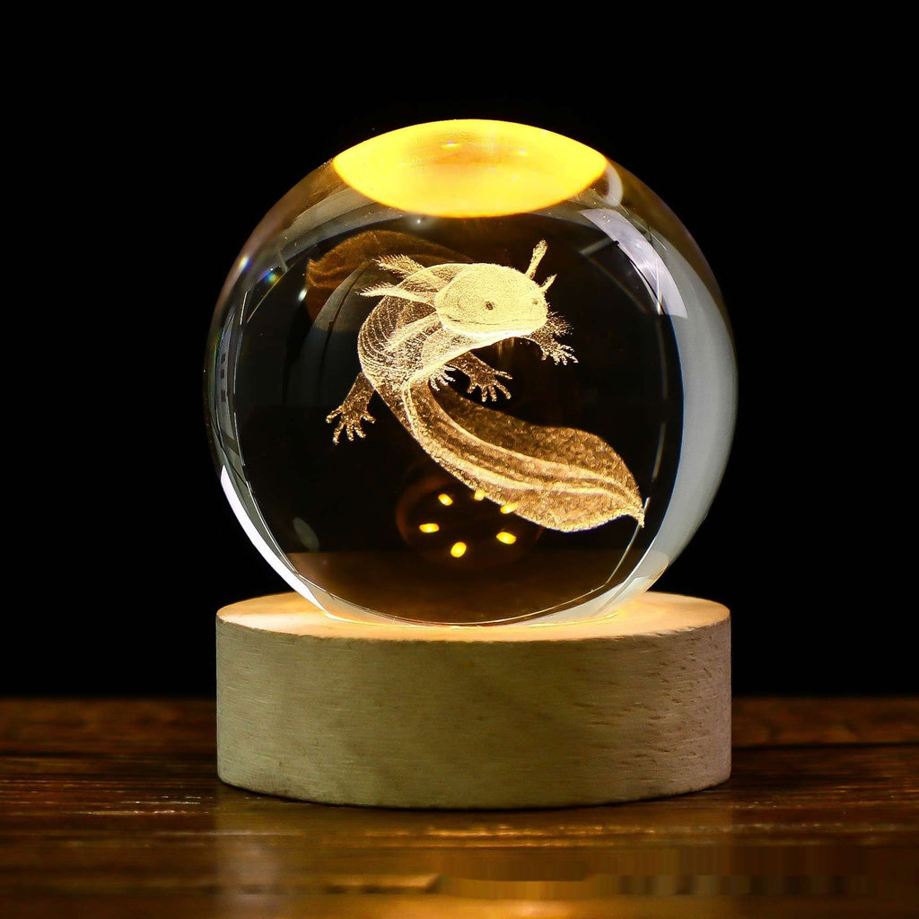 3D Crystal Ball Night Light - BaseMaxCore