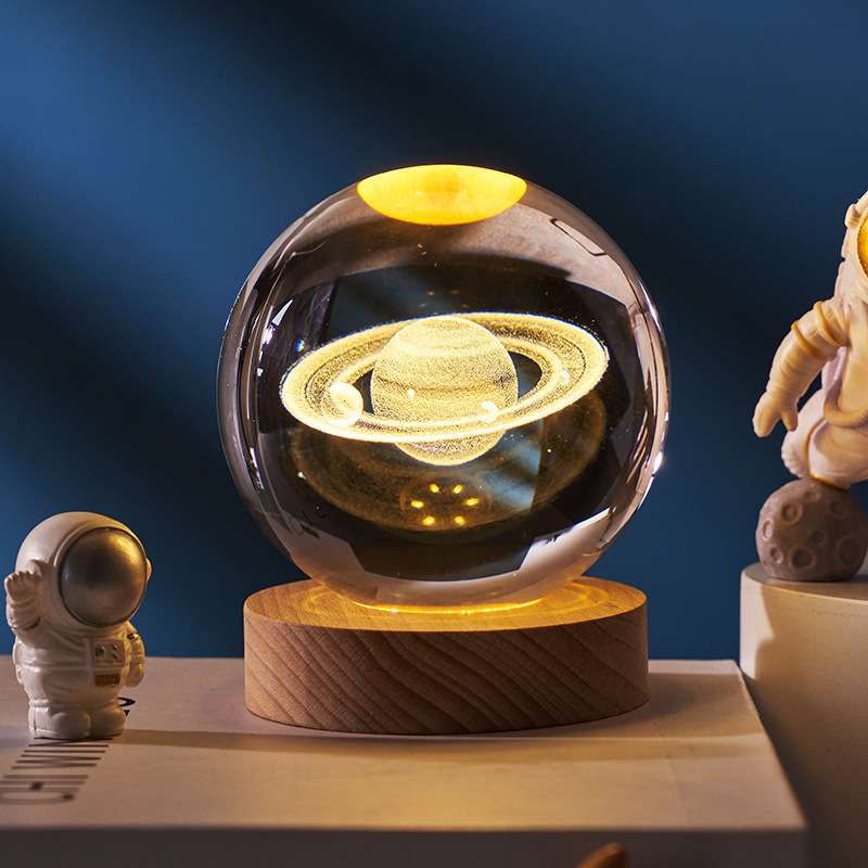 3D Crystal Ball Night Light - BaseMaxCore