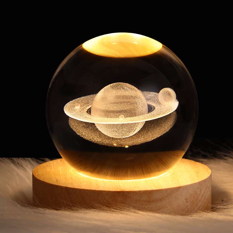 3D Crystal Ball Night Light - BaseMaxCore