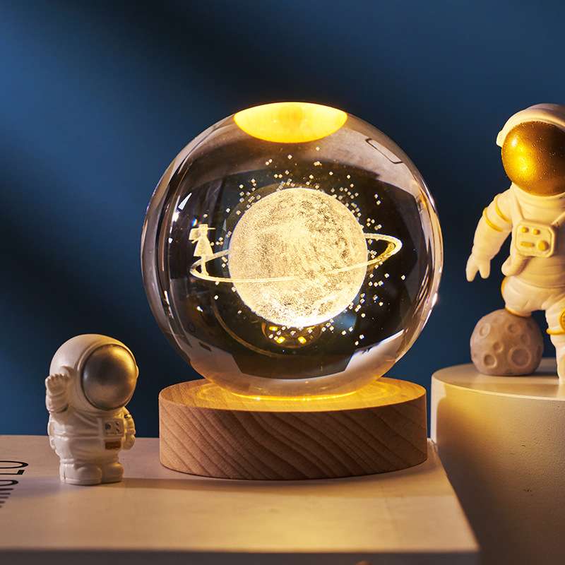 3D Crystal Ball Night Light - BaseMaxCore