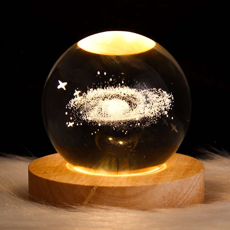 3D Crystal Ball Night Light - BaseMaxCore