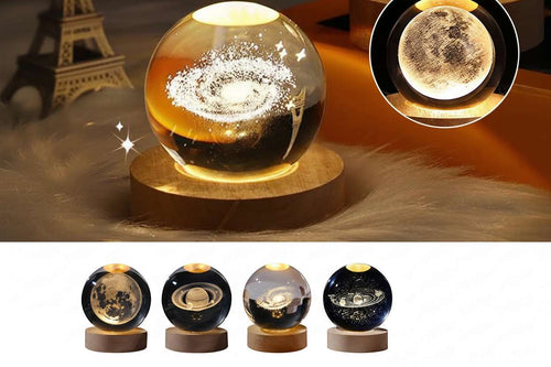 3D Crystal Ball Night Light - BaseMaxCore