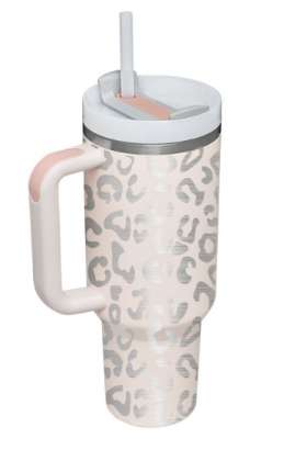 40 oz Insulated Tumbler with Handle & Straw - BaseMaxCore