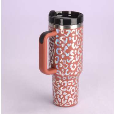 40 oz Insulated Tumbler with Handle & Straw - BaseMaxCore