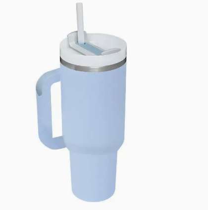 40 oz Insulated Tumbler with Handle & Straw - BaseMaxCore