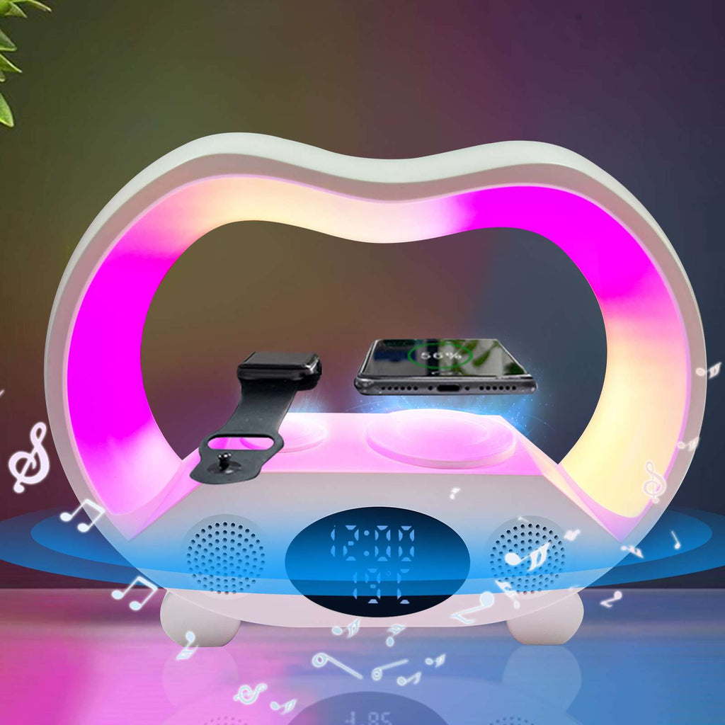 6-in-1 Smart Ambient Charging Lamp - BaseMaxCore
