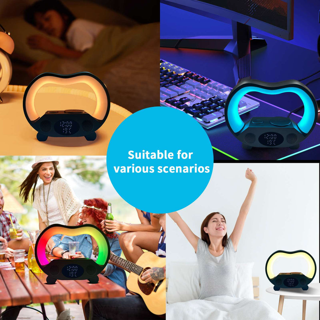 6-in-1 Smart Ambient Charging Lamp - BaseMaxCore
