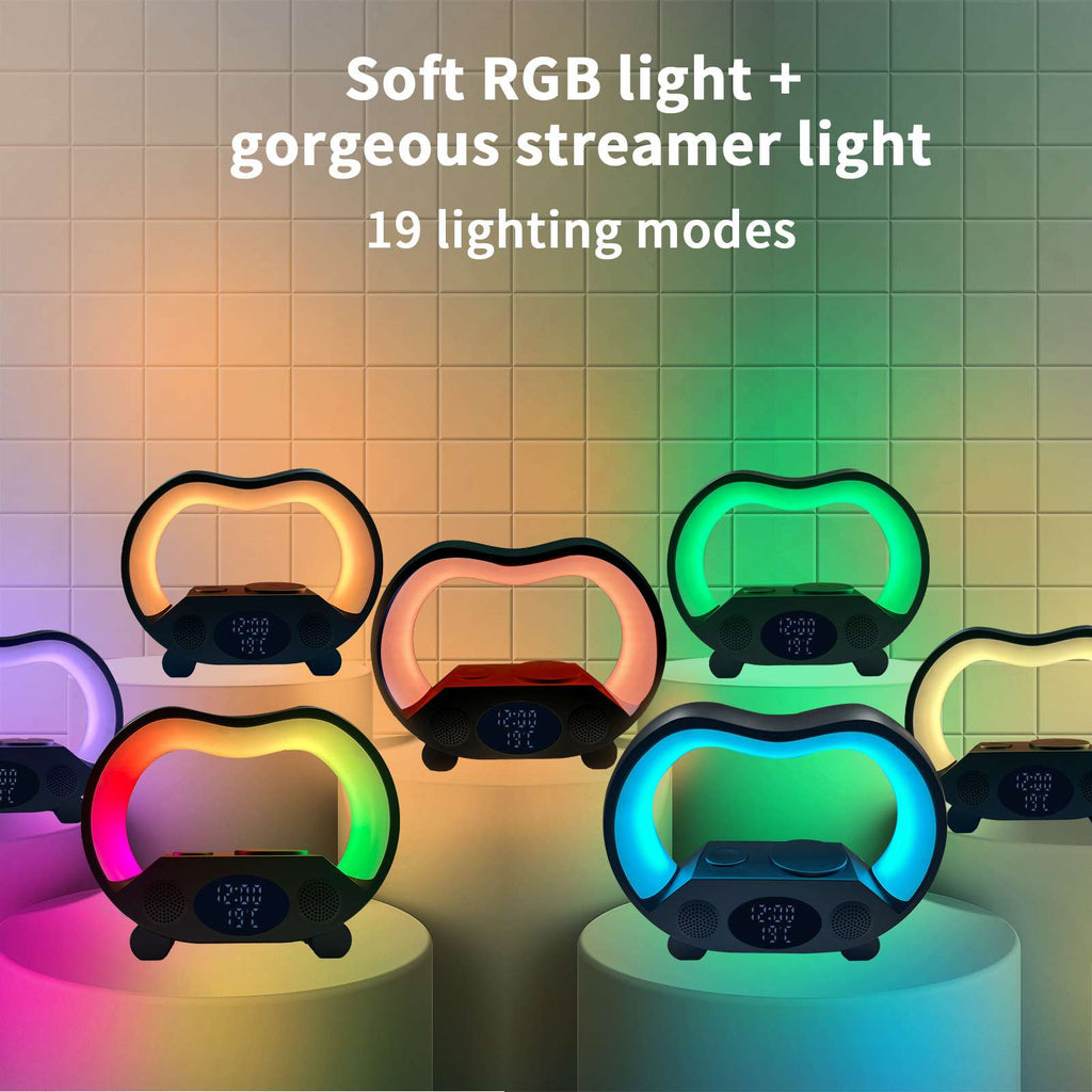 6-in-1 Smart Ambient Charging Lamp - BaseMaxCore