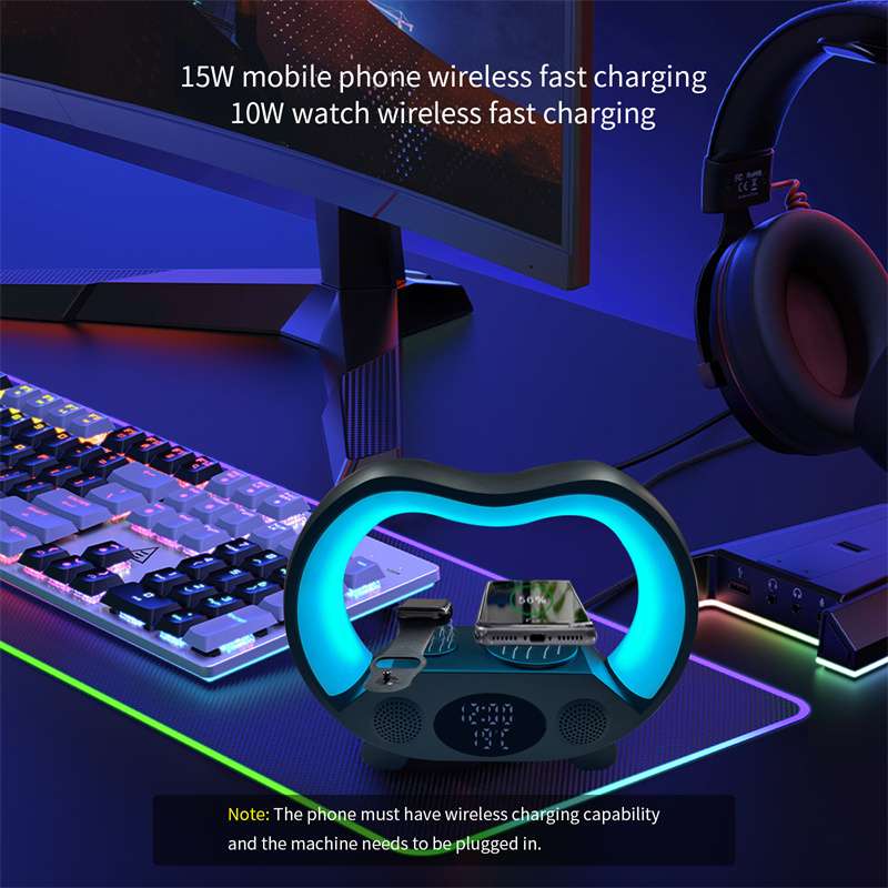 6-in-1 Smart Ambient Charging Lamp - BaseMaxCore