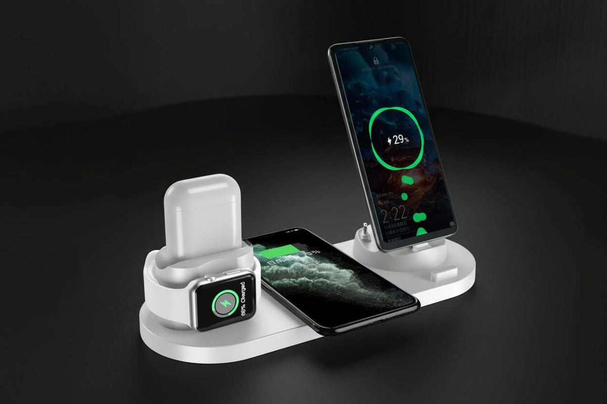 6-in-1 Wireless Charging Station - BaseMaxCore