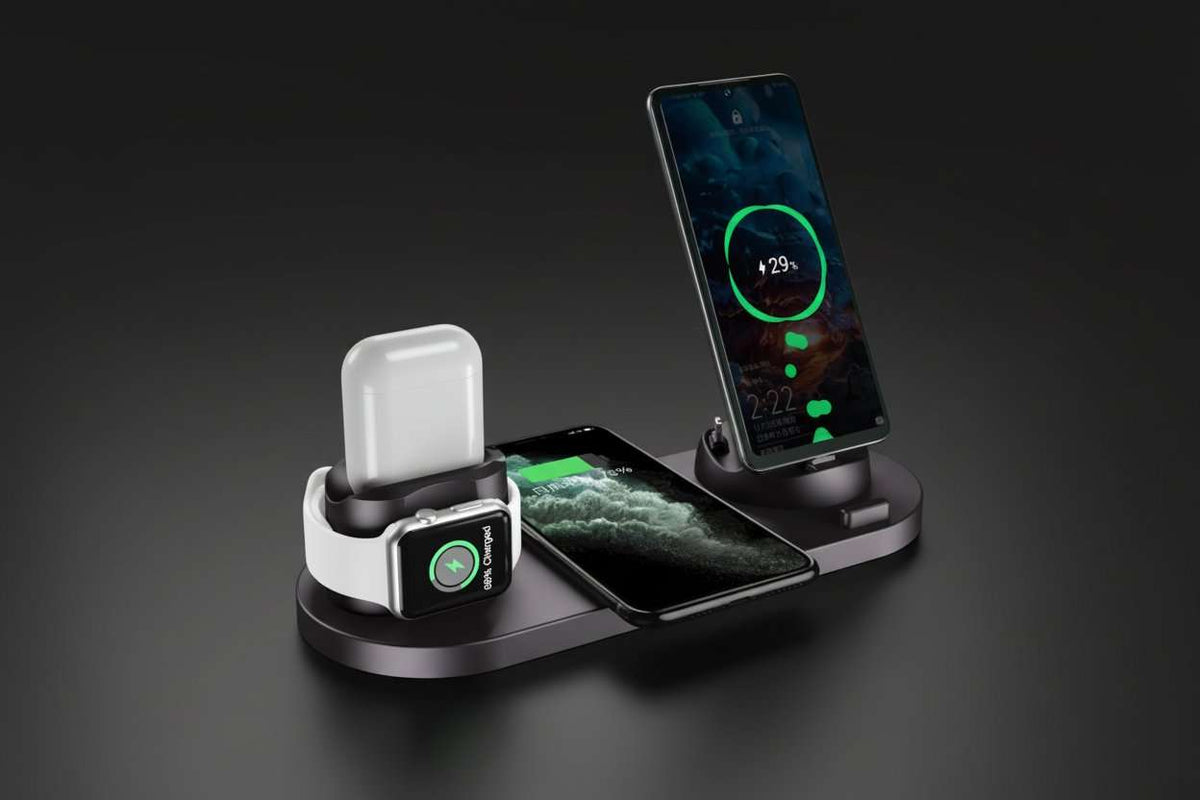6-in-1 Wireless Charging Station - BaseMaxCore