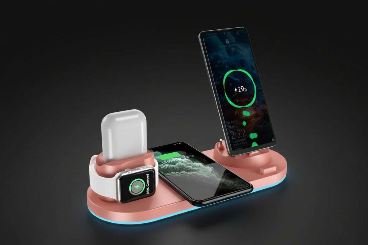 6-in-1 Wireless Charging Station - BaseMaxCore