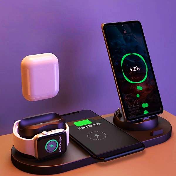 6-in-1 Wireless Charging Station - BaseMaxCore