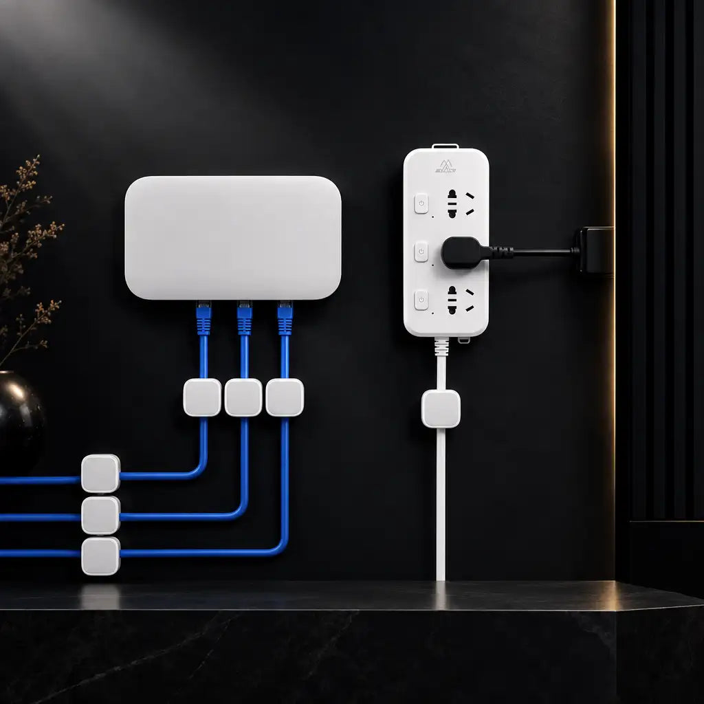 6-Pack Magnetic Cable Clips - BaseMaxCore
