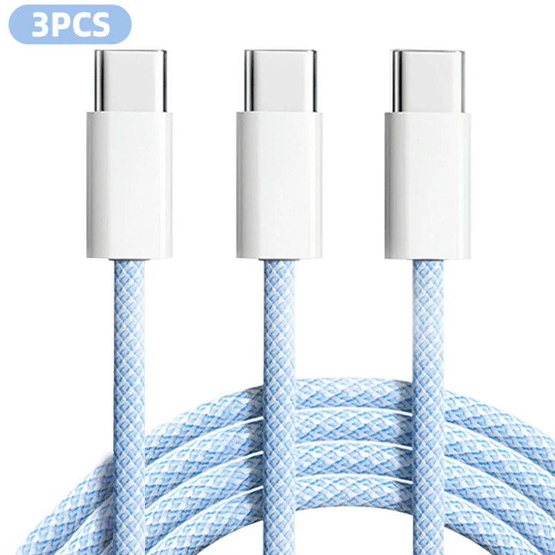 60W USB-C Braided Fast Charging Cable - BaseMaxCore