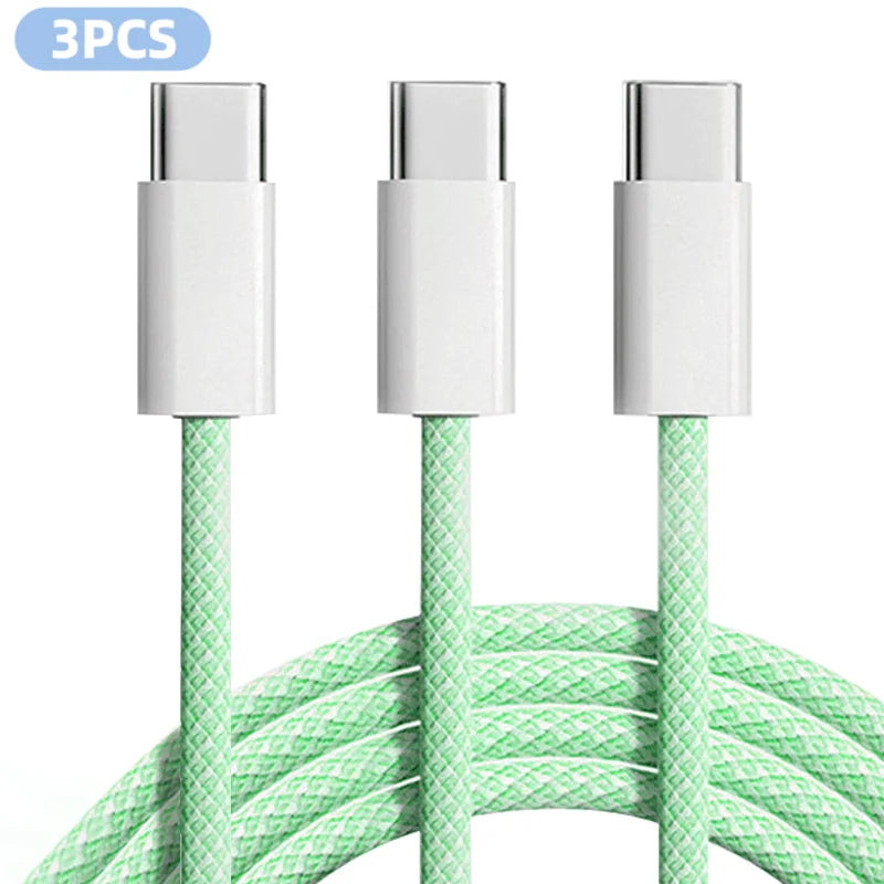 60W USB-C Braided Fast Charging Cable - BaseMaxCore