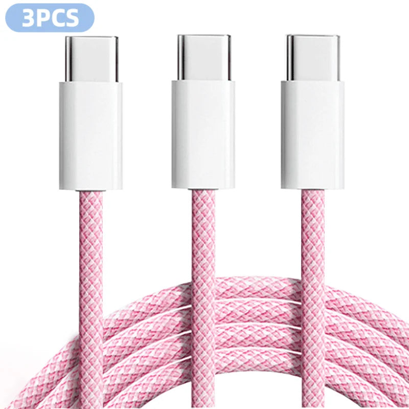 60W USB-C Braided Fast Charging Cable - BaseMaxCore