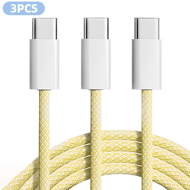 60W USB-C Braided Fast Charging Cable - BaseMaxCore