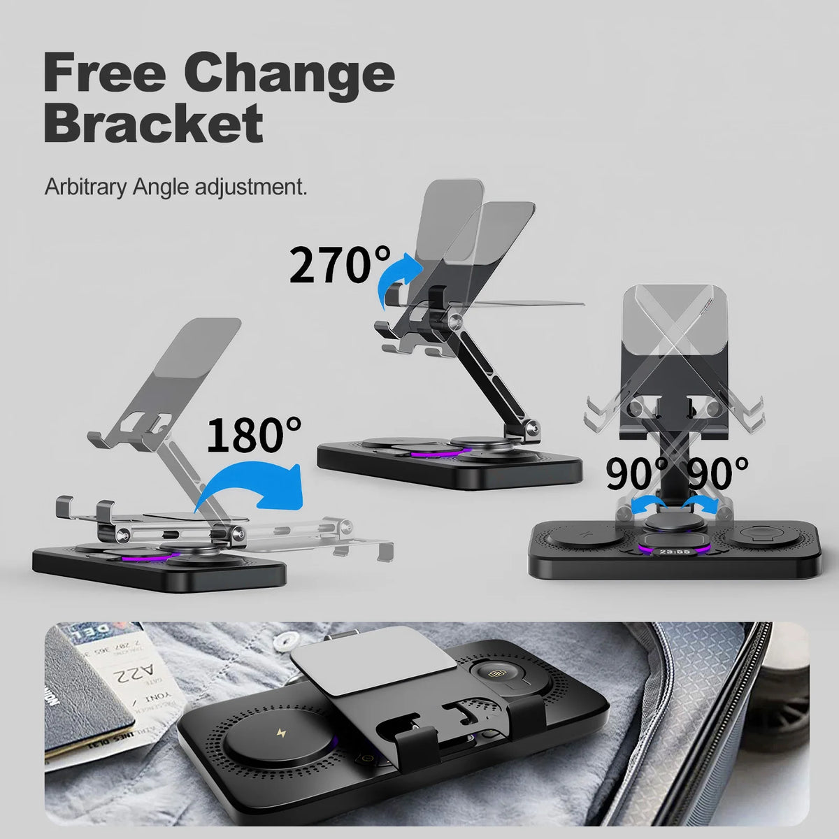 7-in-1 Wireless Charging Station - BaseMaxCore