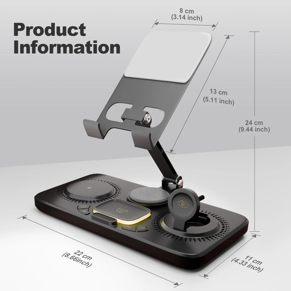 7-in-1 Wireless Charging Station - BaseMaxCore