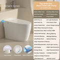 Smart Toilet with Built-in Bidet - Auto Open/Close, Heated Seat, Warm Water Wash & Auto Dual Flush | Model ST-TC01