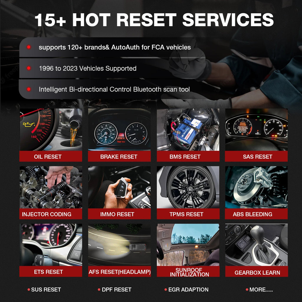 KINGBOLEN Ediag Plus Thinkdiag 2 OBD2 Scanner Support CAN FD 16 Reset Bidirectional Control ECU Coding OBD2 Diagnostic Scanner