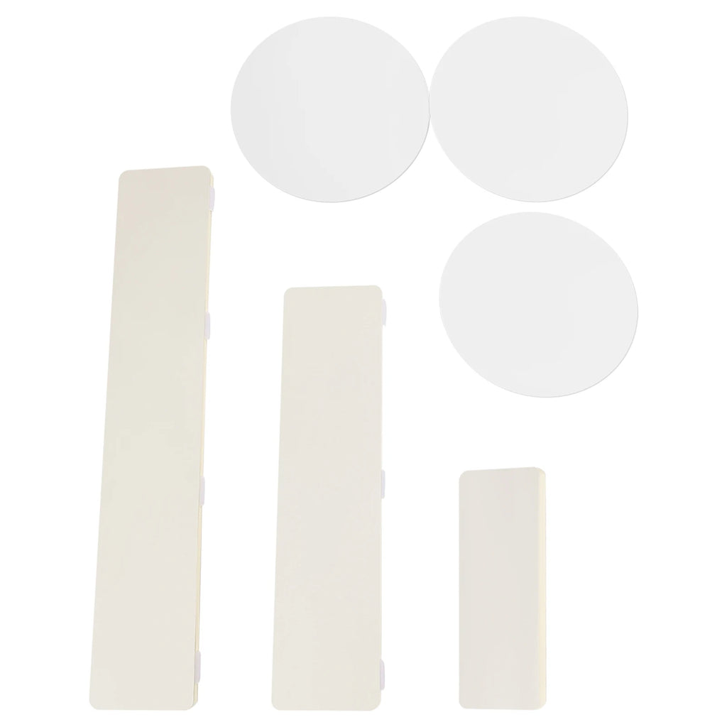 3PCS Wedding Party Flower Stand Cylinder Foldable Cardboard Centerpiece Dessert Table Columns Display Stand 40+60+80cm