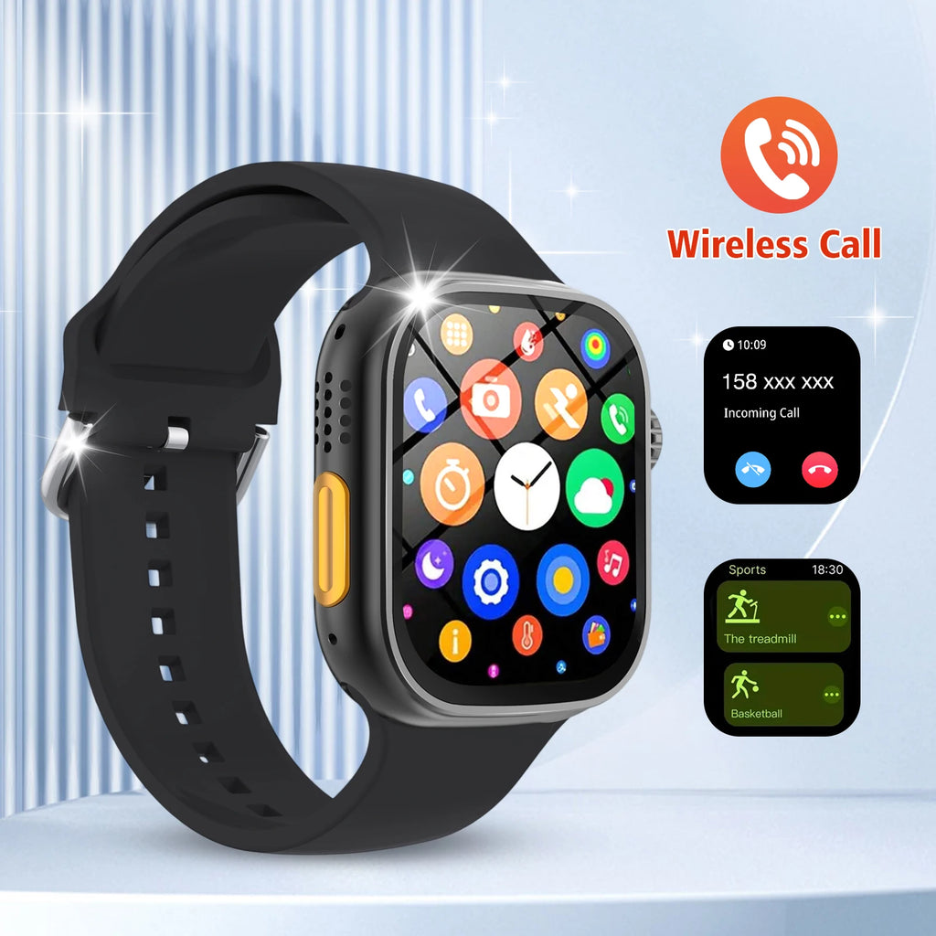 Smart Watch 2.01" — Bluetooth Calling, Fitness Tracking & Message Alerts
