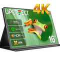 UPERFECT 16" 1200Nits Portable Gaming Monitor 4K IPS Laptop Screen 3840x2400 Travel Office Computer PC Display For Phone Switch