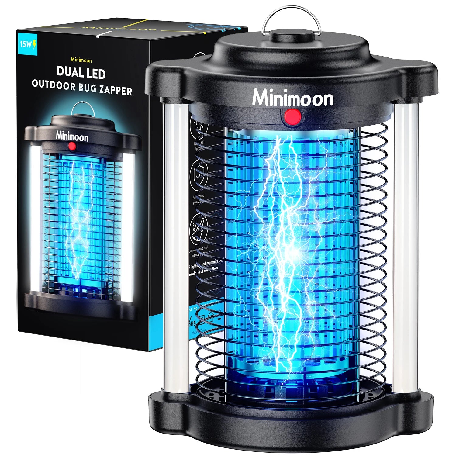 Bug Zapper Outdoor Mosquito Zapper with LED Light 4200V