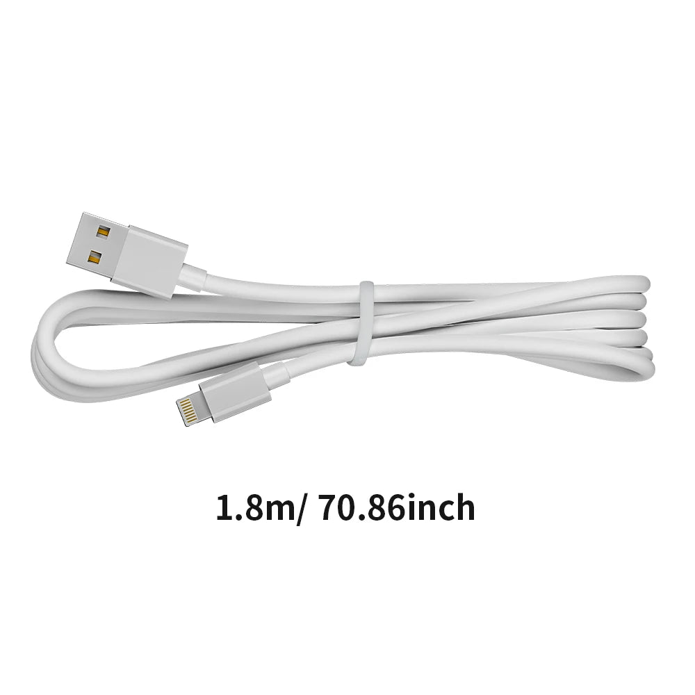 6-Pack Lightning Cables | 6ft 2.4A Fast Charging for iPhone, iPad & iPod