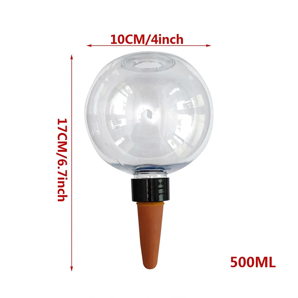 Self-Watering Plant Globes – 500ml Automatic Drip Irrigation Bulbs for Indoor & Outdoor Potted Plants
