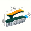 2-in-1 Handheld Cleaning Brush – Multi-Functional Crevice Cleaner for Windows, Kitchen Stoves, Doors, Laundry & Home Deep Cleaning