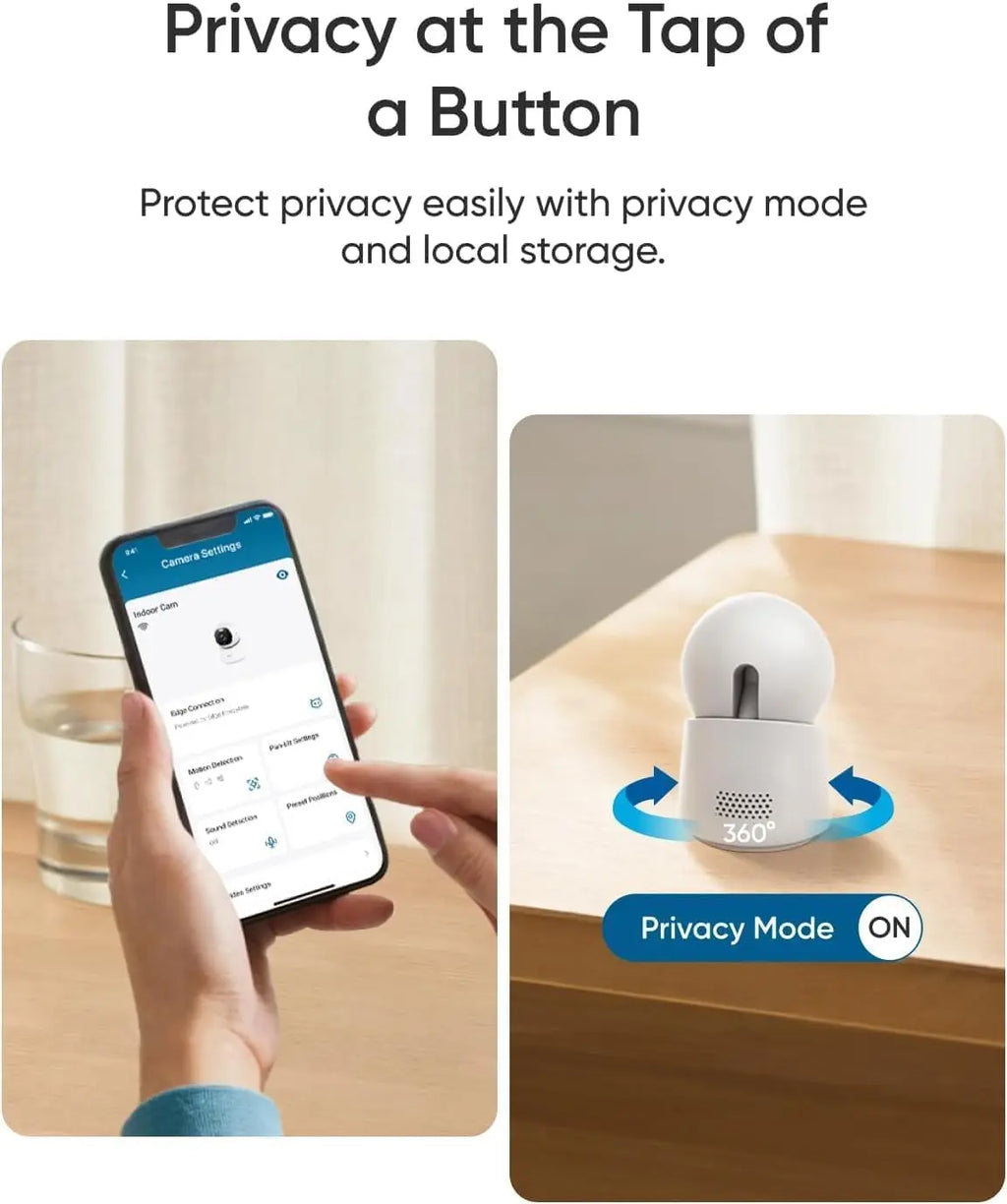 Renewed eufy Security Indoor Camera E30, Latest Generation, 4K UHD Security Camera, Pet/Dog/Baby Camera with Phone app