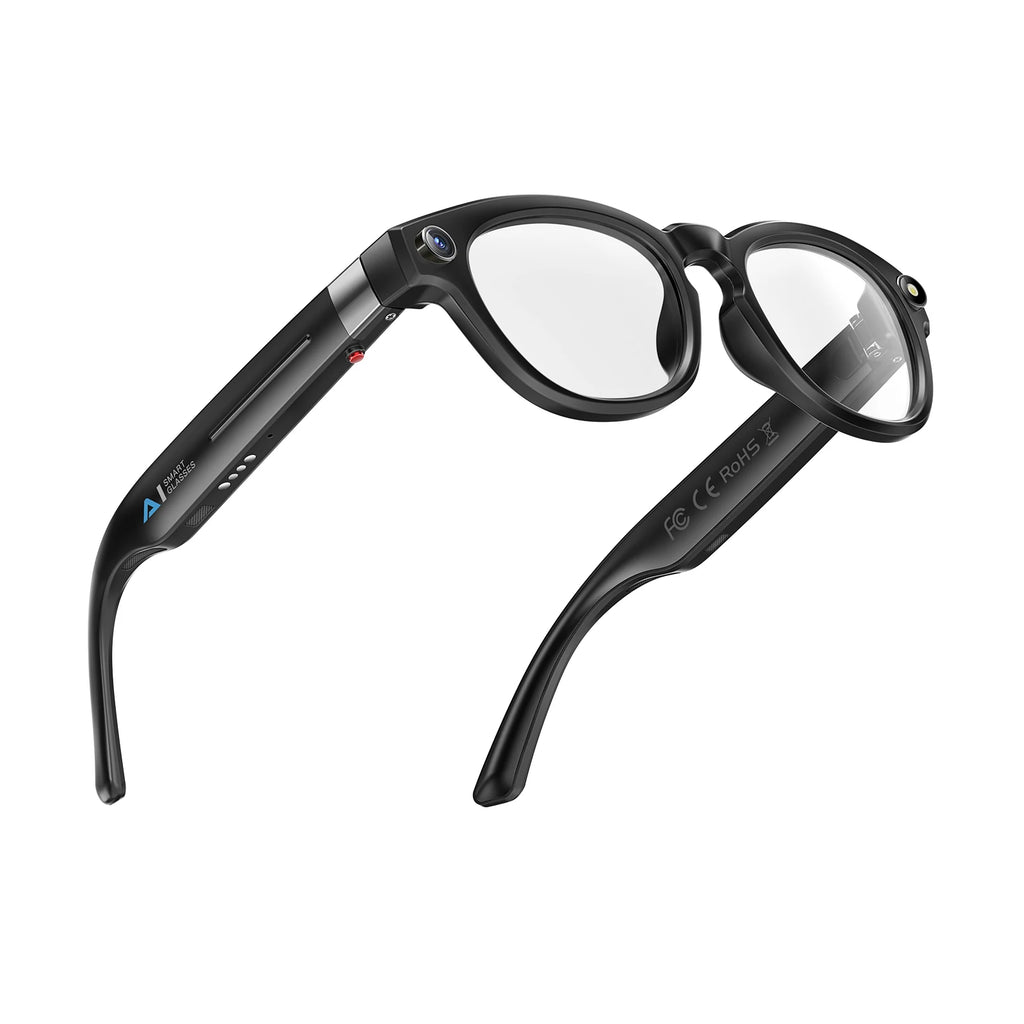 EIGIIS Q8 AI Smart Glasses — 4K Camera, AI Voice, Bluetooth 5.3 & Waterproof