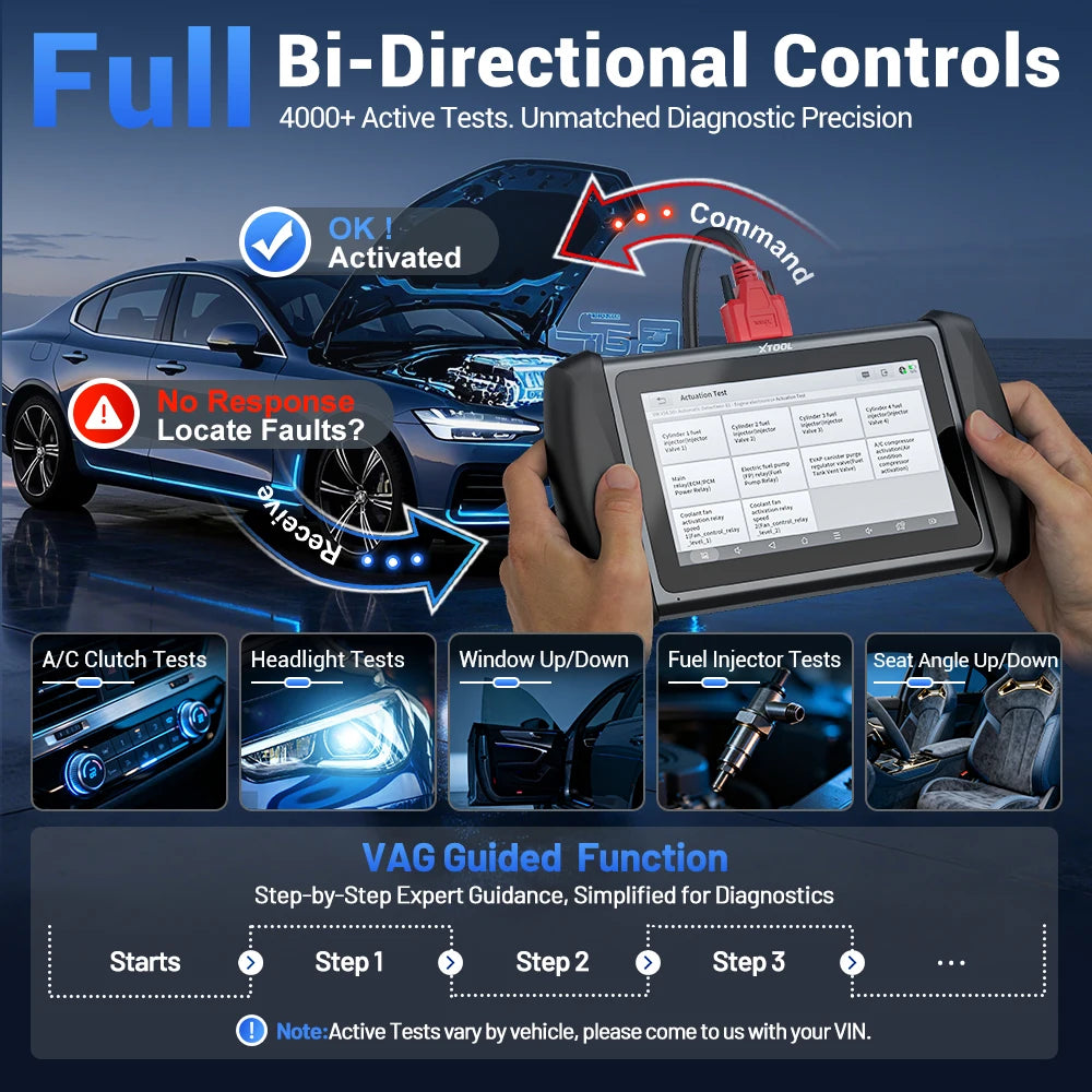 XTOOL InPlus IK618 IMMO Key Programming Tool Car Diagnostic Tools Key Programmer All Key Lost & Add Key With KC100 VS X100 PAD3